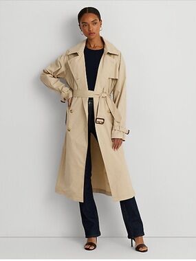 Ralph Lauren Beige Trench Coat with Belt
